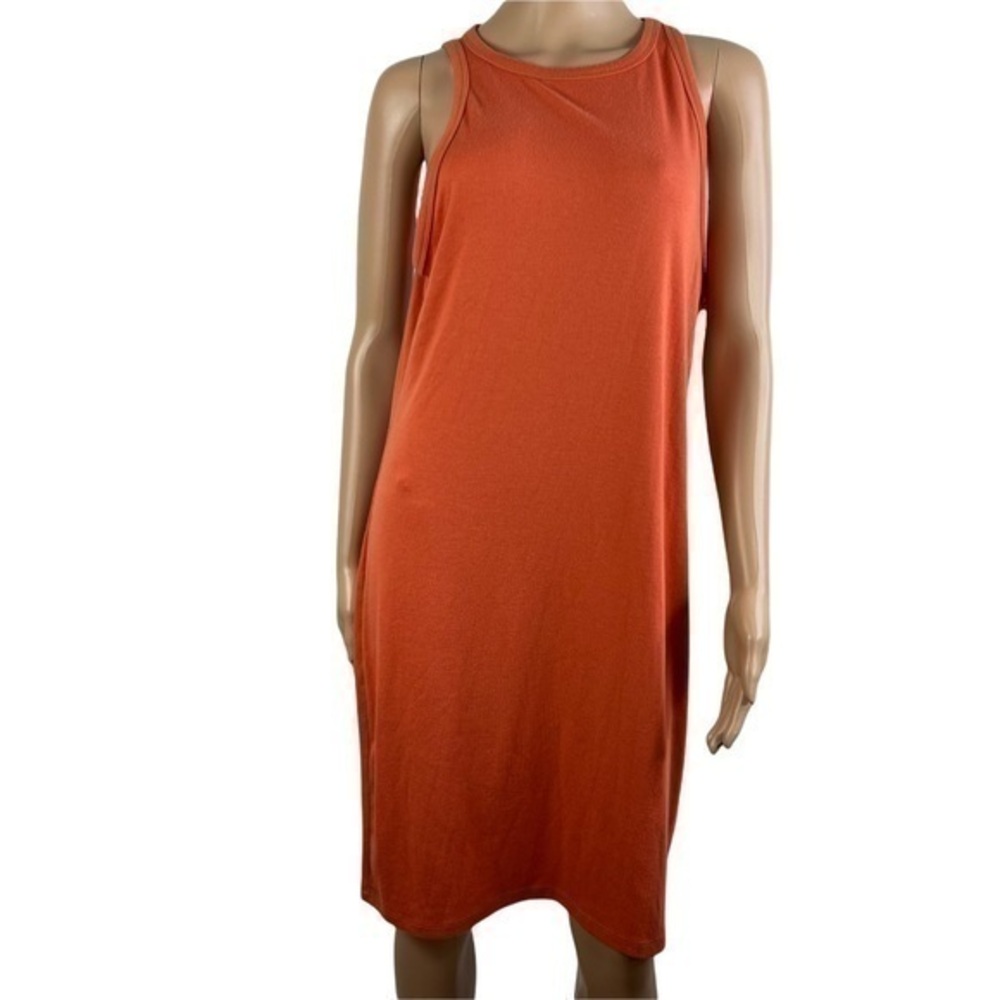 So Women Sleeveless Dress Orange Peach Sz XXL
